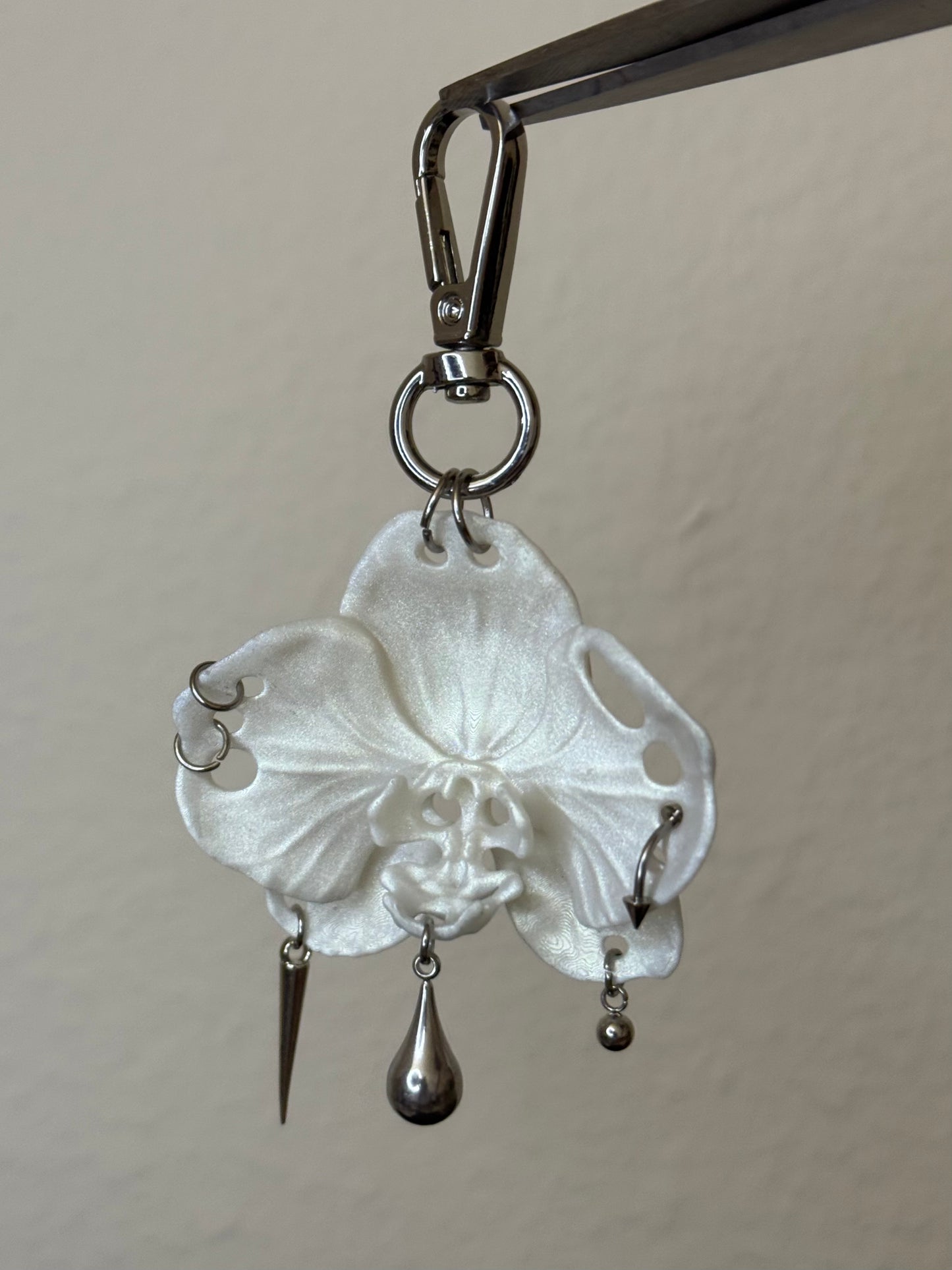 Butterfly Orchid Bag Charm