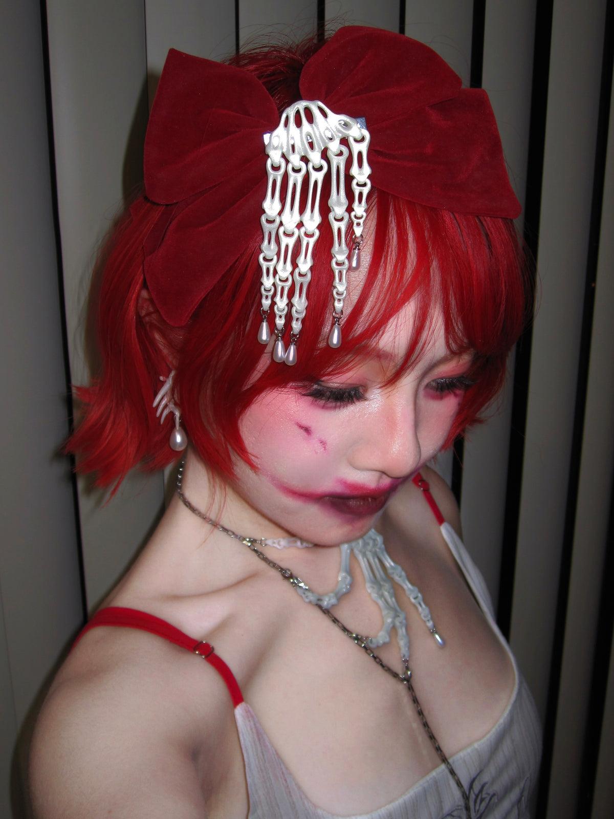 Skeleton Hand Hair Clip