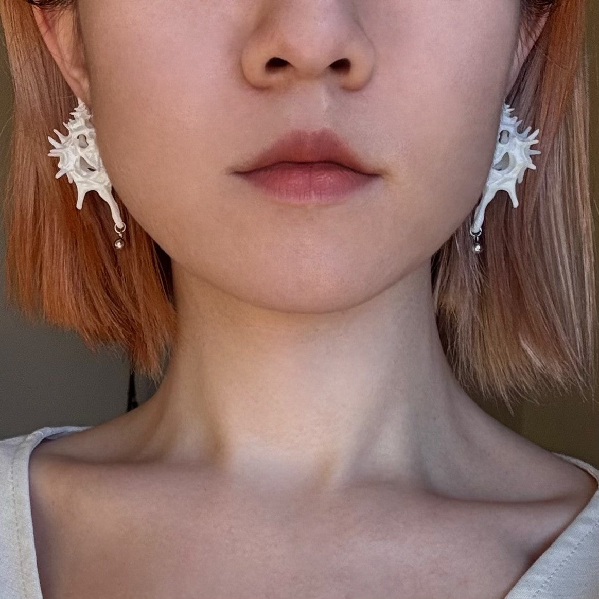 Bone Shell Earrings