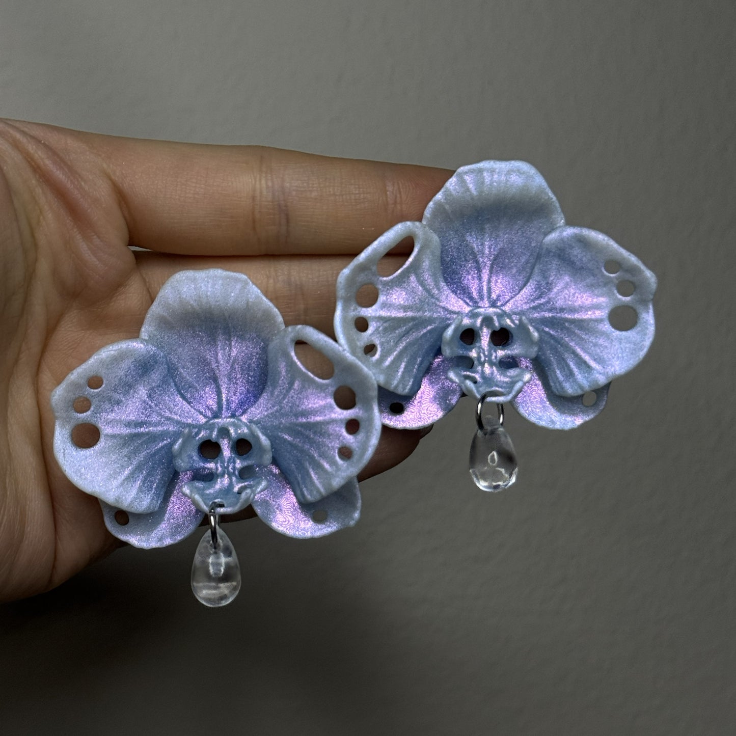 Butterfly Orchid Earrings