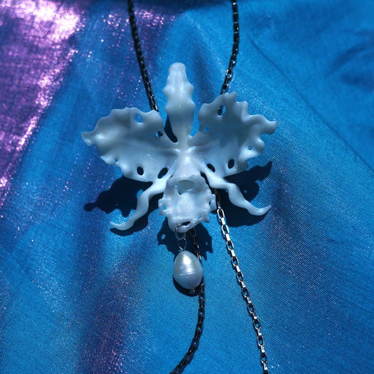 Cattleya Orchid Necklace