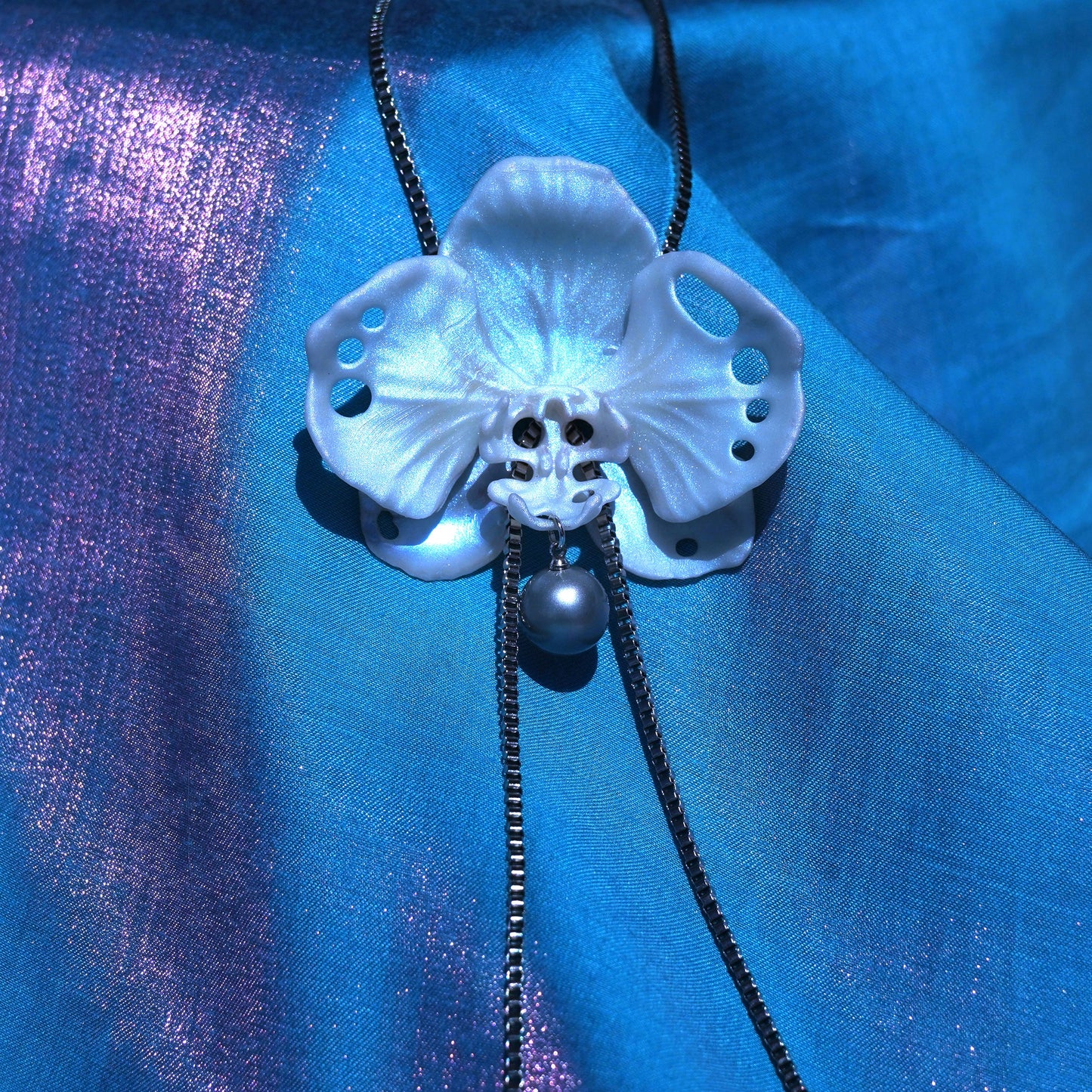 Butterfly Orchid Necklace