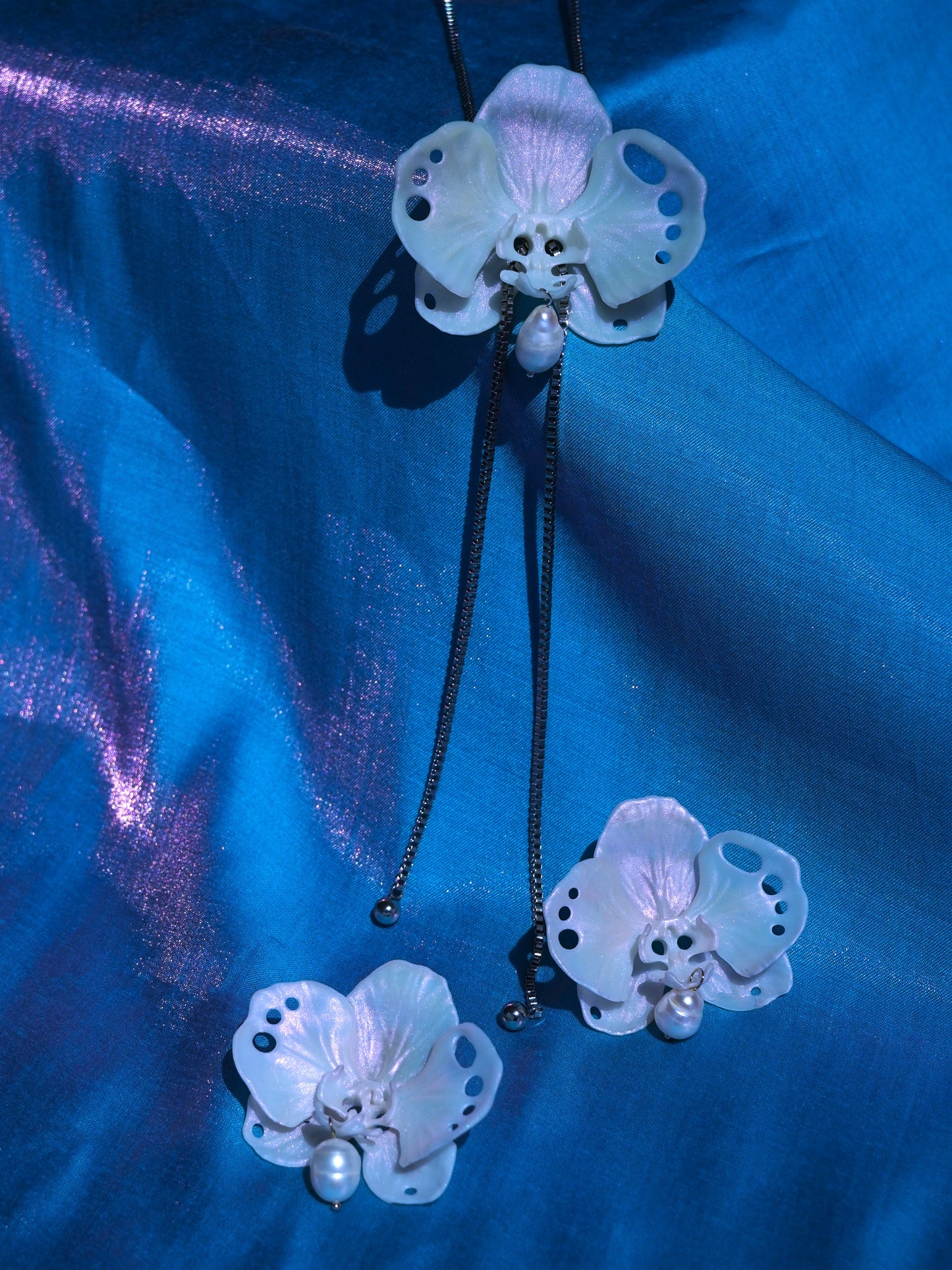 Butterfly Orchid Earrings