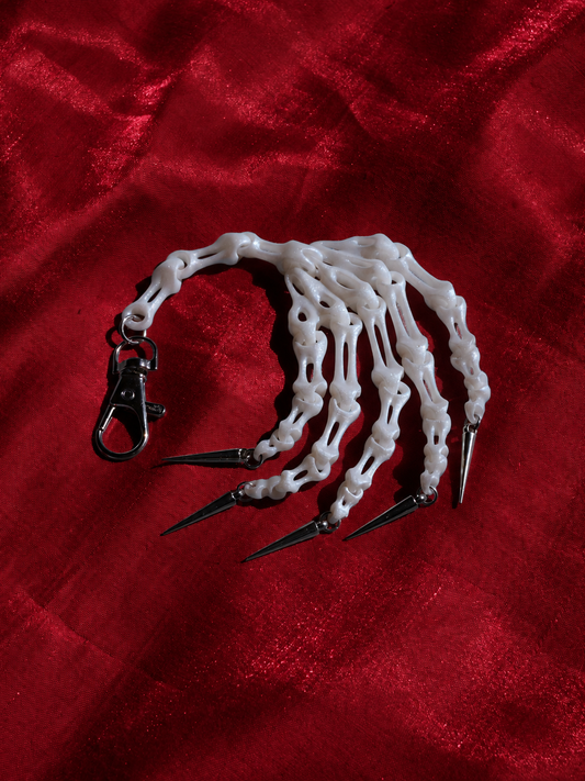 Skeleton Hand Bag Charm