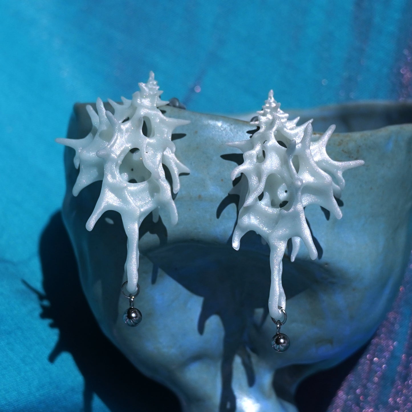 Bone Shell Earrings