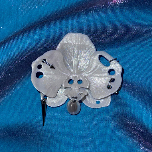 Butterfly Orchid Hairclip