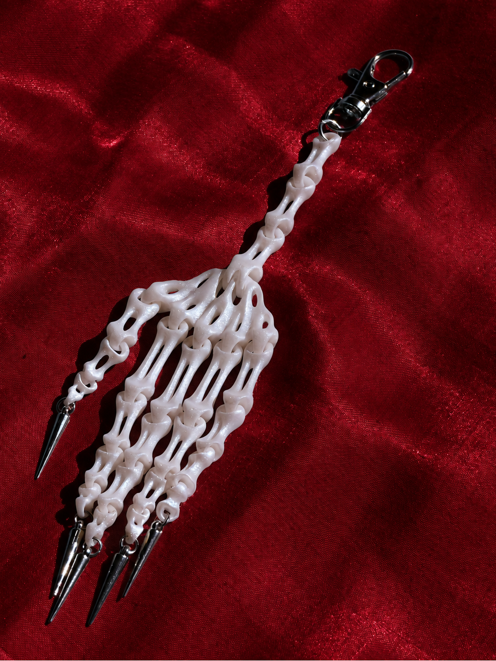 Skeleton Hand Bag Charm