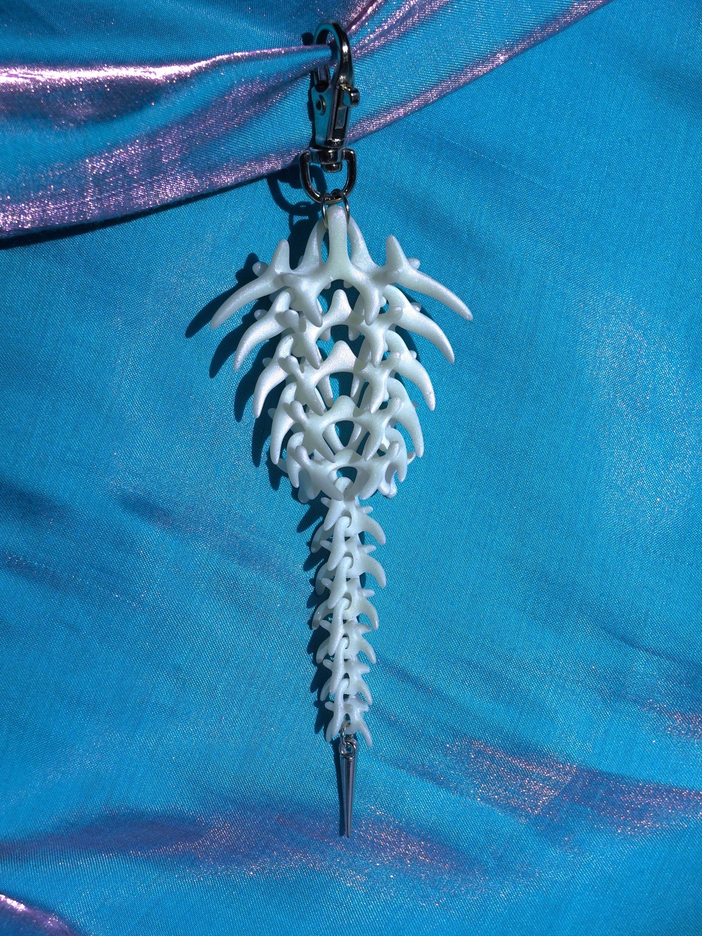 Fish Bone Bag Charm