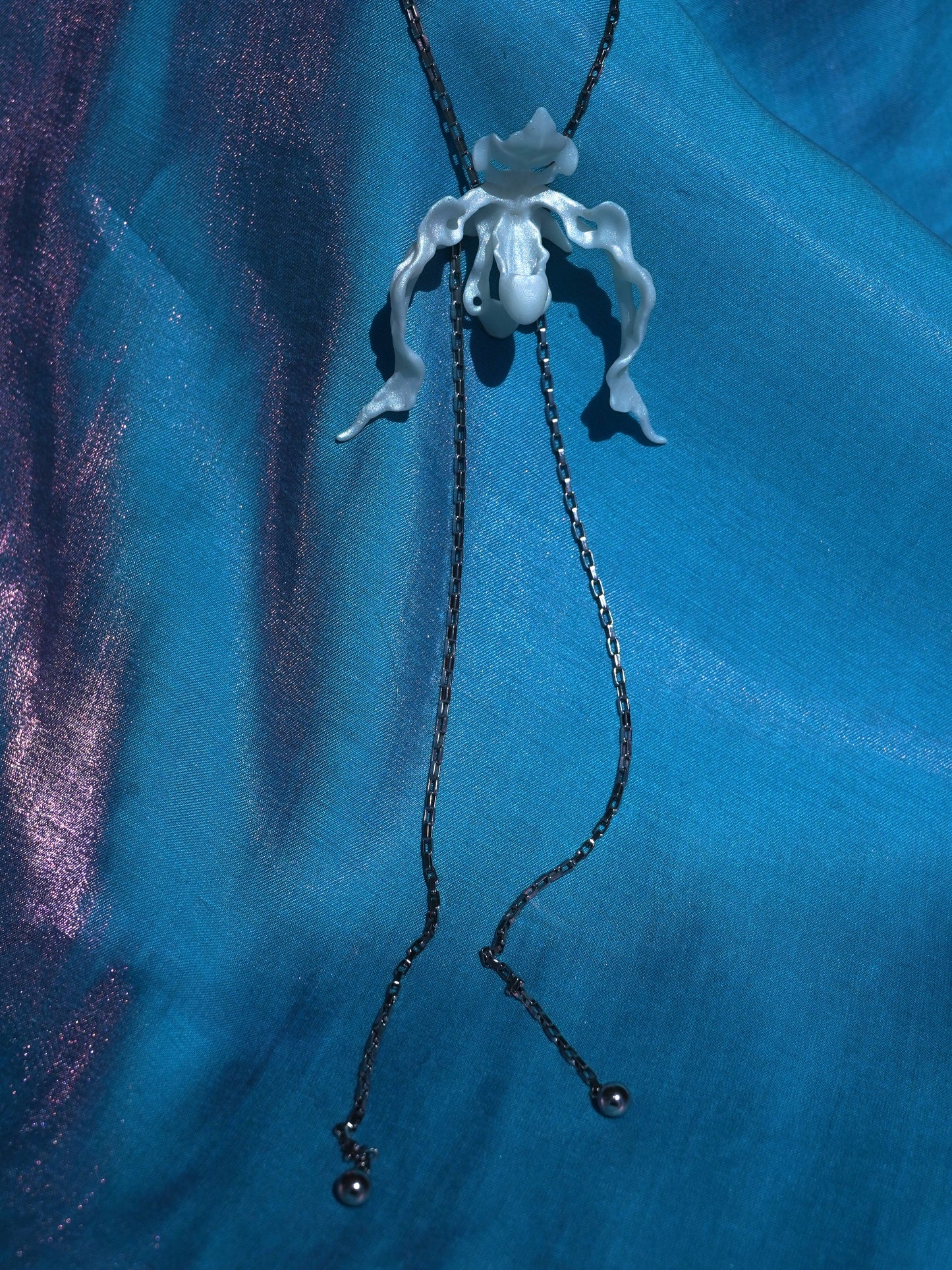 Lady’s Slipper Orchid Necklace
