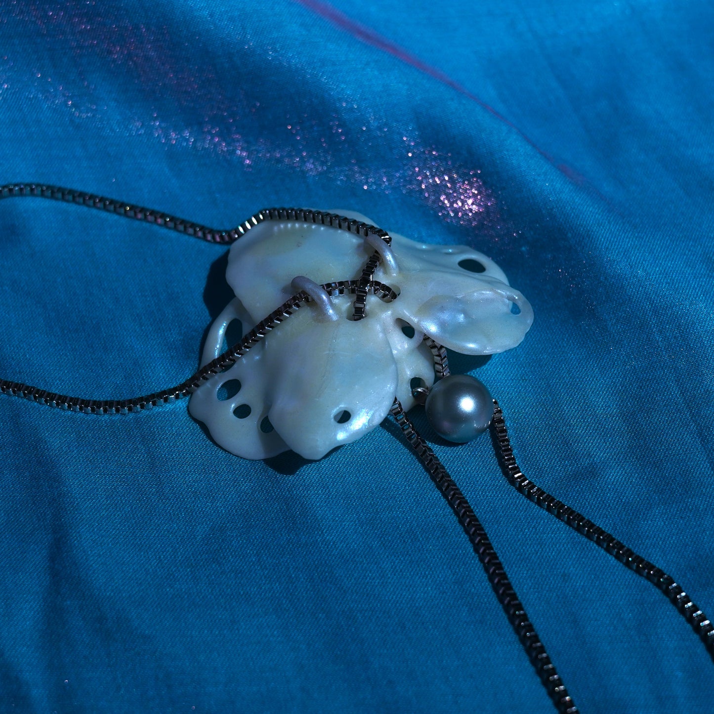 Butterfly Orchid Necklace