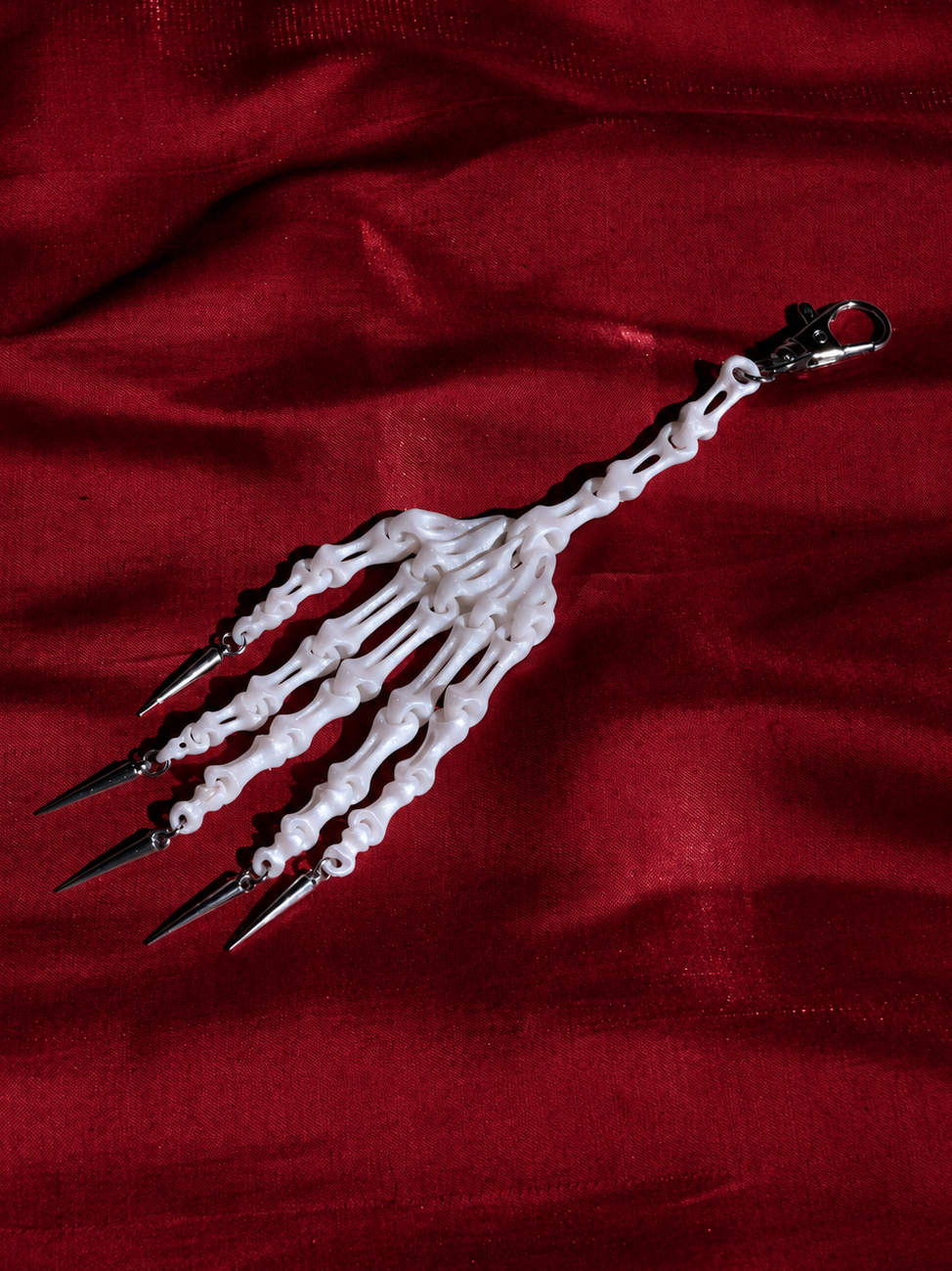 Skeleton Hand Bag Charm
