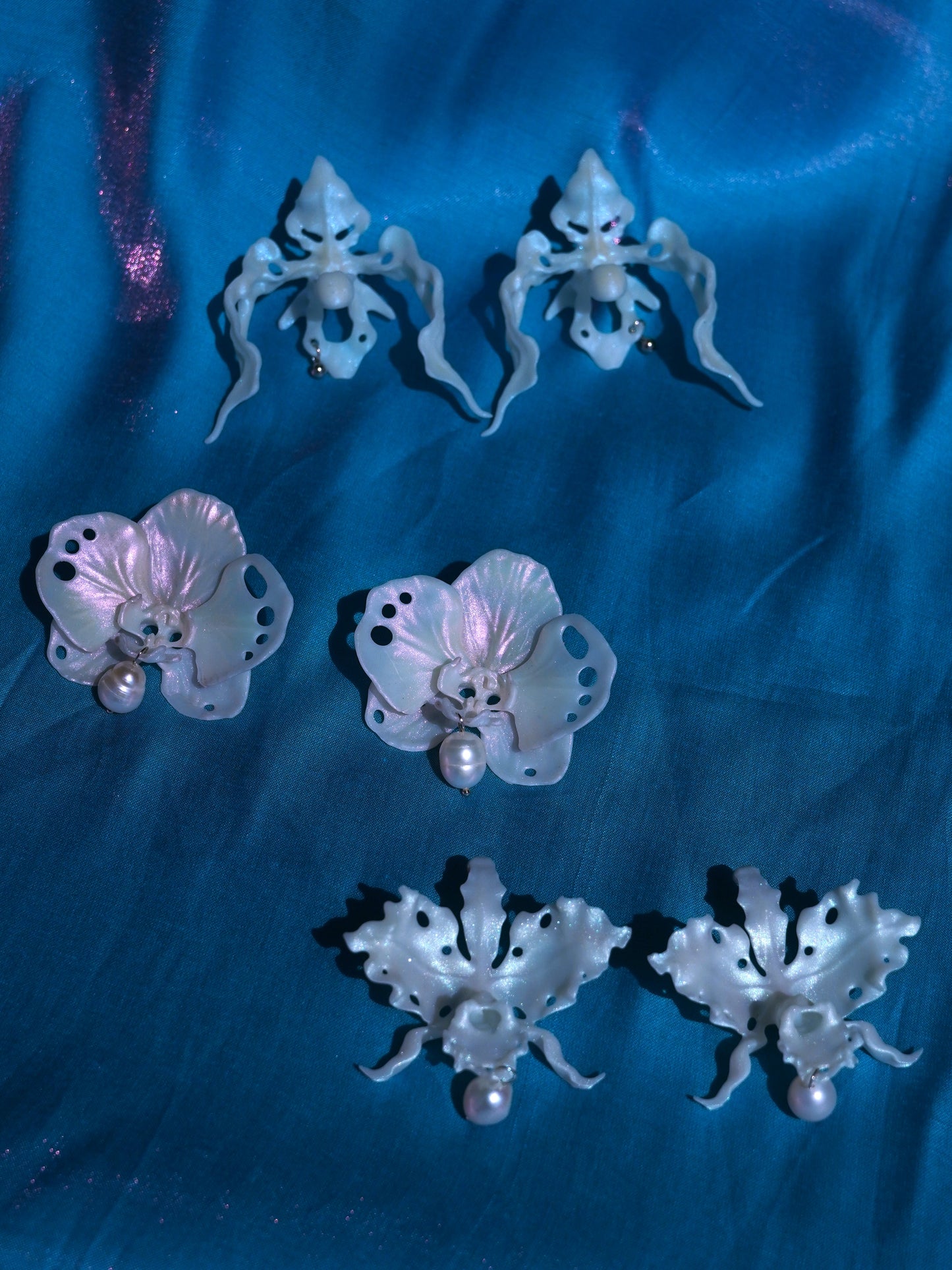 Butterfly Orchid Earrings