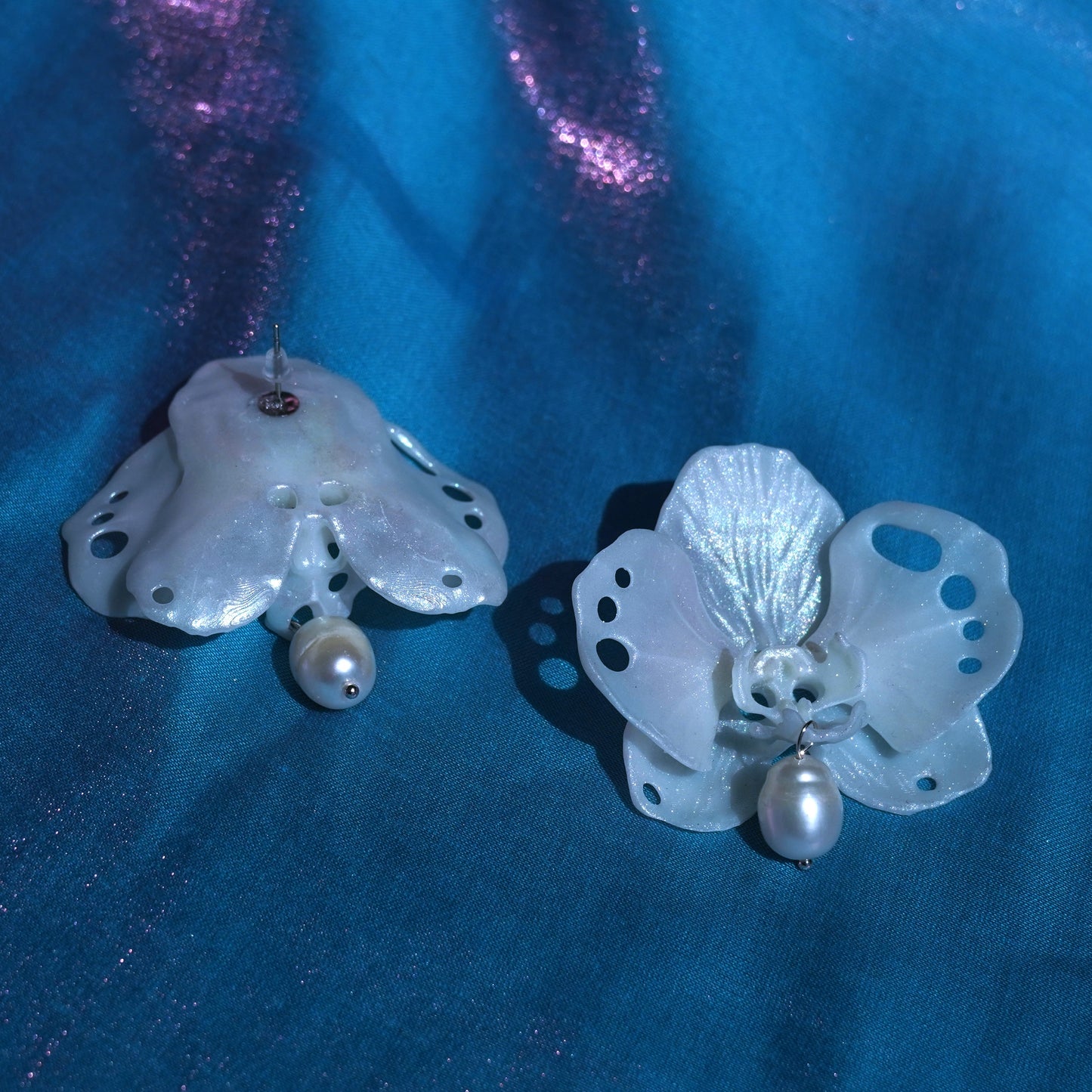 Butterfly Orchid Earrings