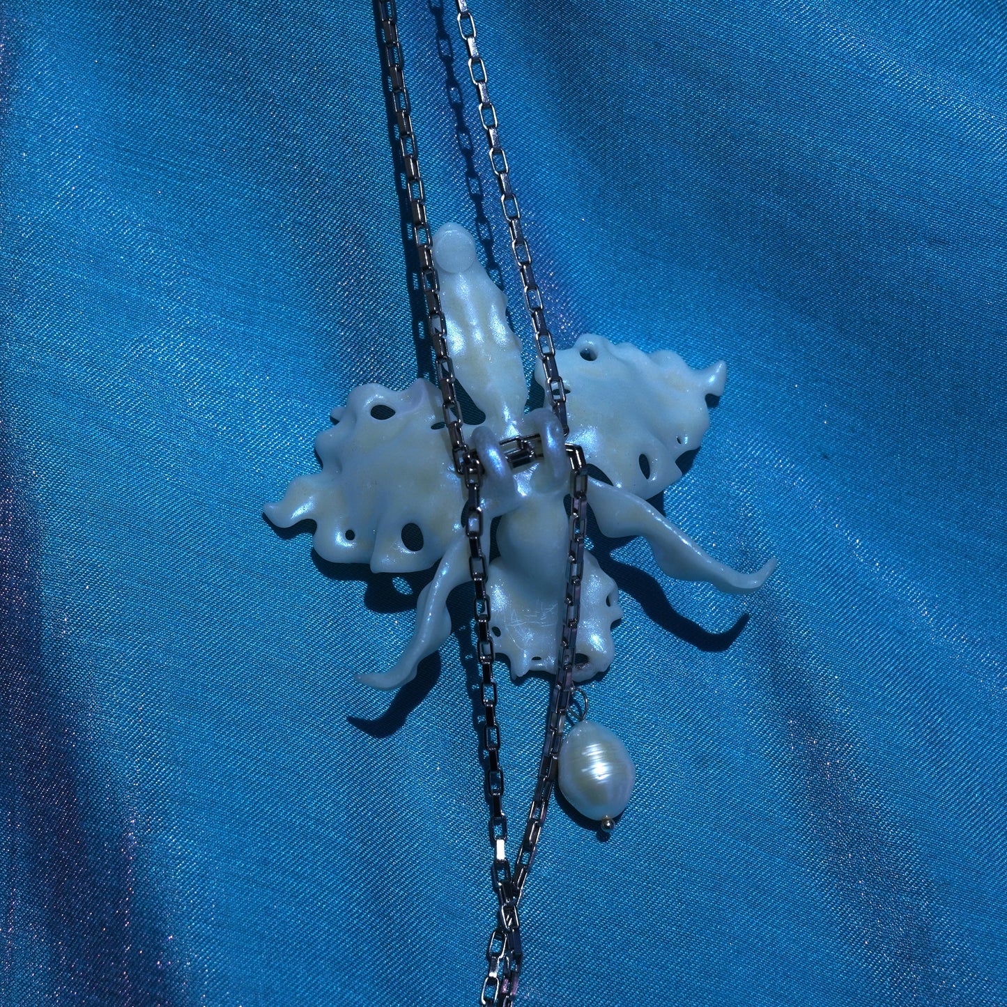 Cattleya Orchid Necklace