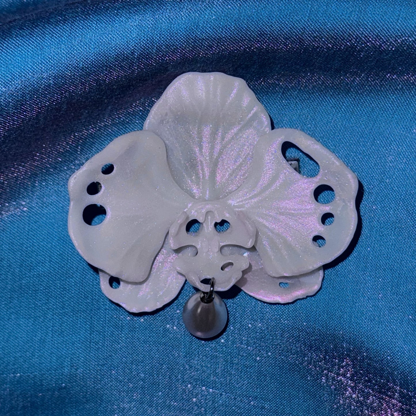 Butterfly Orchid Hairclip