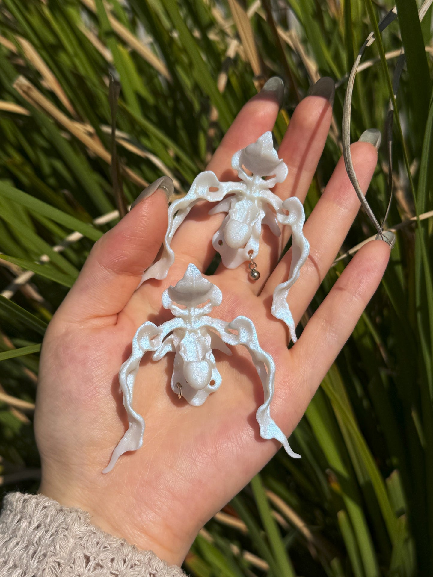 Lady’s Slipper Orchid Earrings