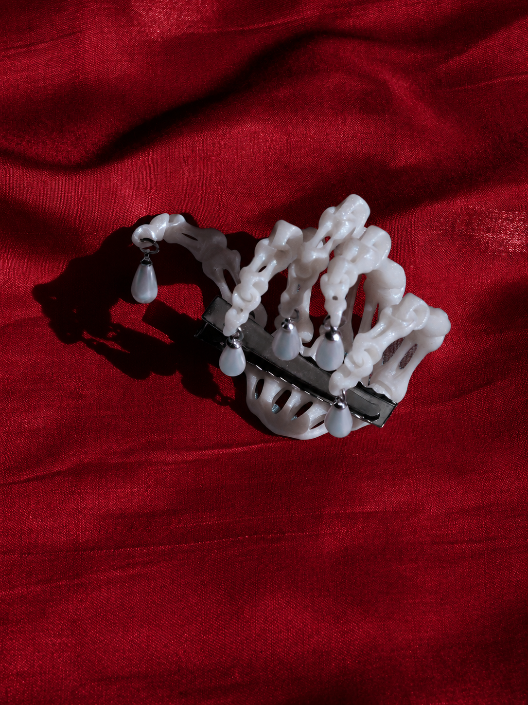 Skeleton Hand Hair Clip