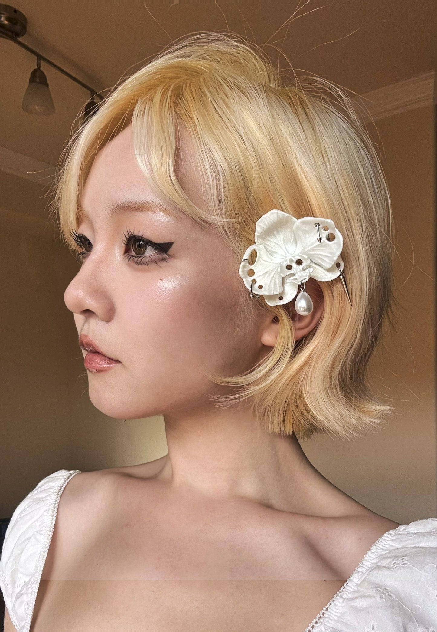 Butterfly Orchid Hairclip