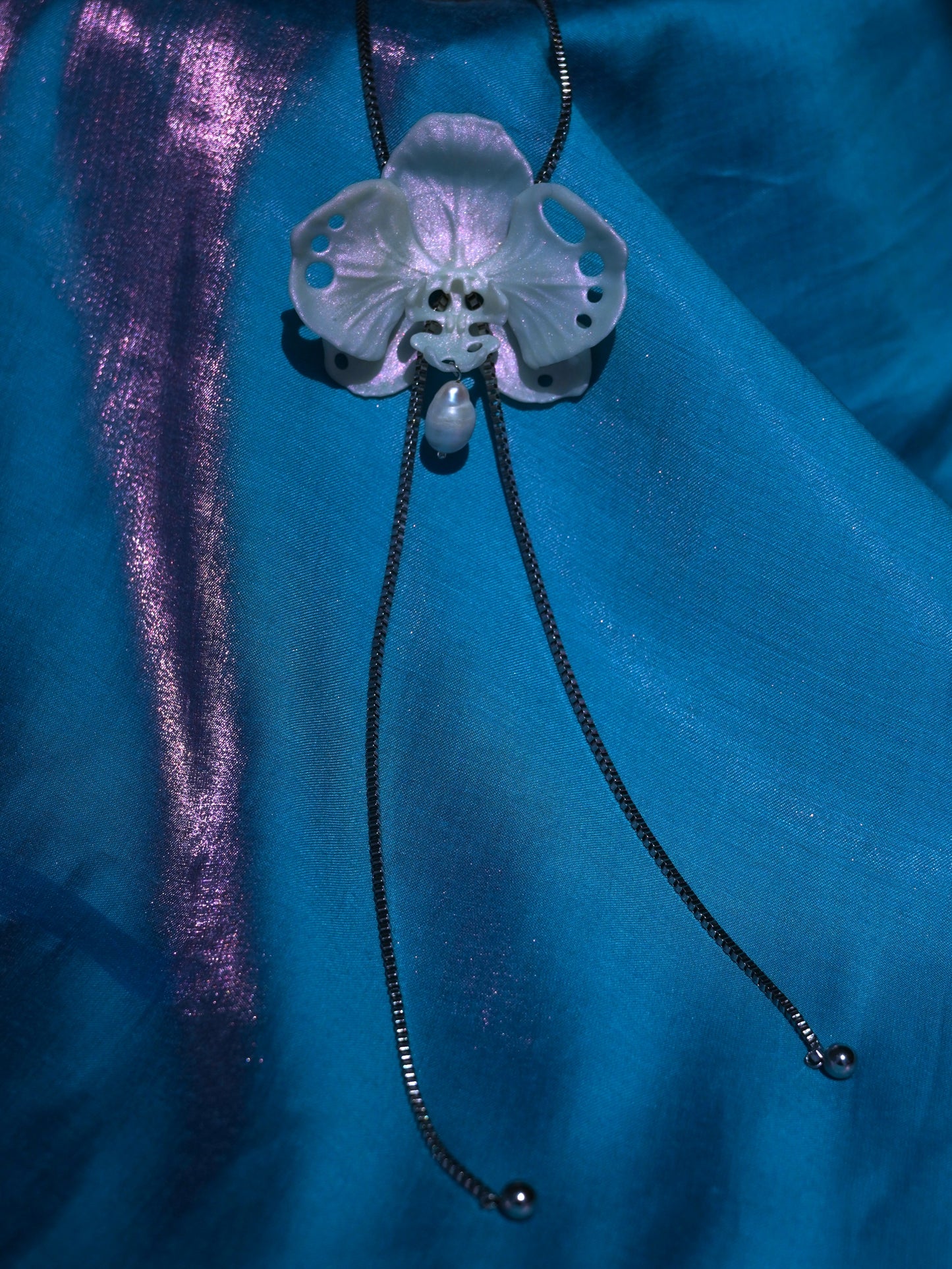 Butterfly Orchid Necklace
