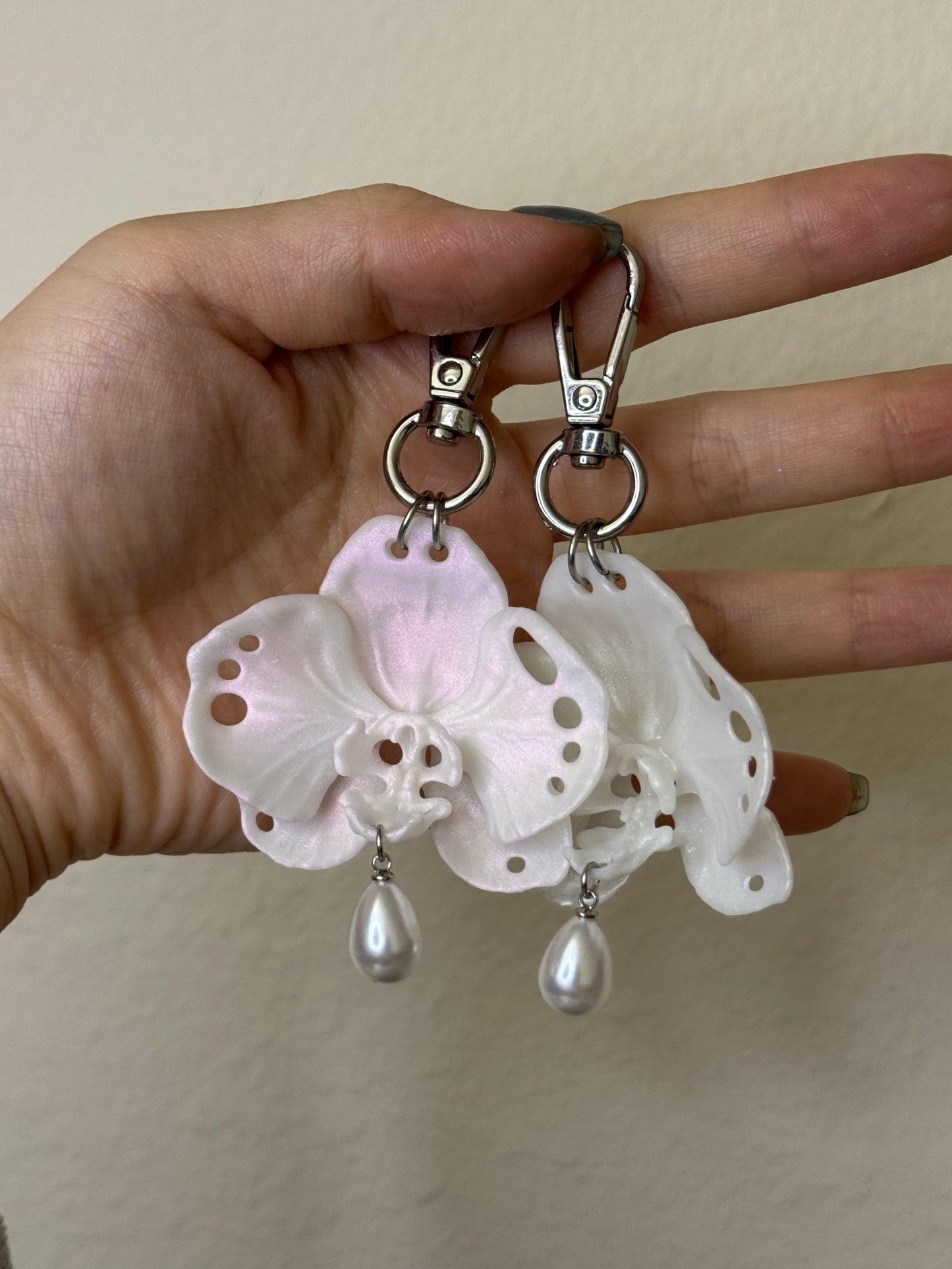 Butterfly Orchid Bag Charm