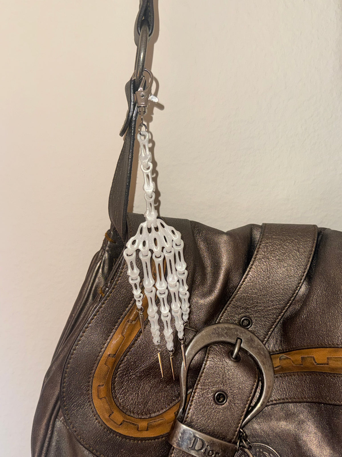 Skeleton Hand Bag Charm