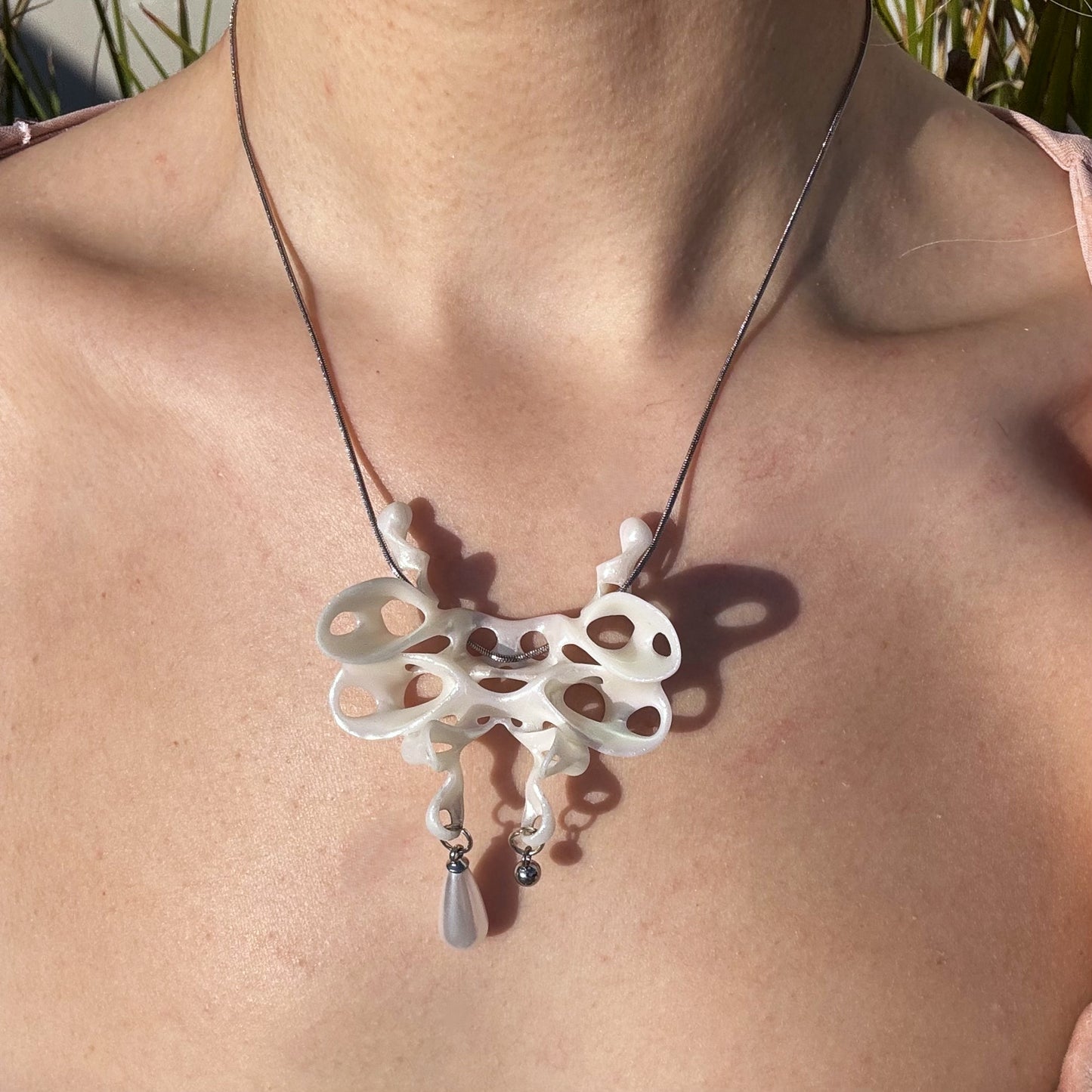 Spotted Butterfly Necklace