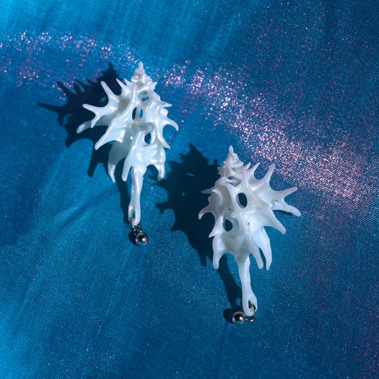 Bone Shell Earrings