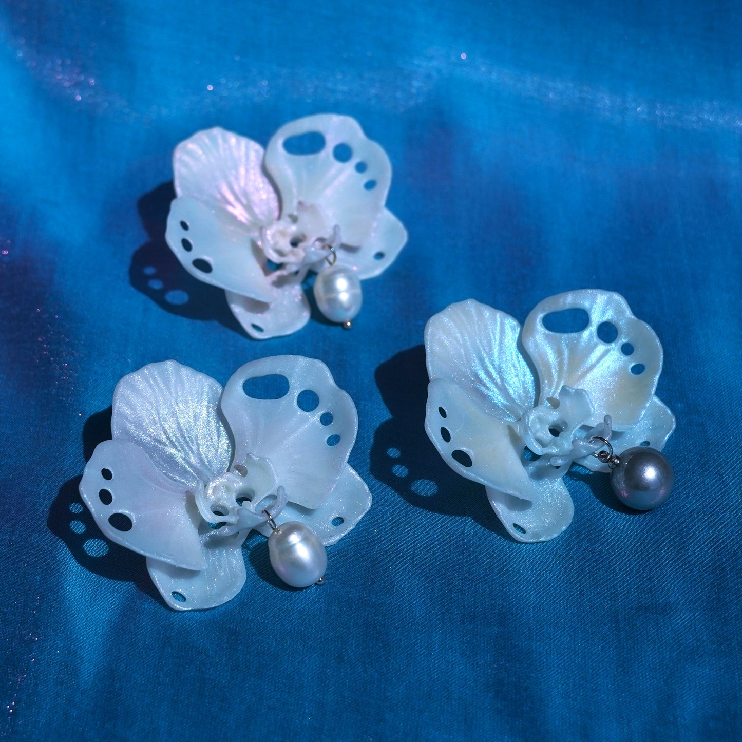 Butterfly Orchid Earrings