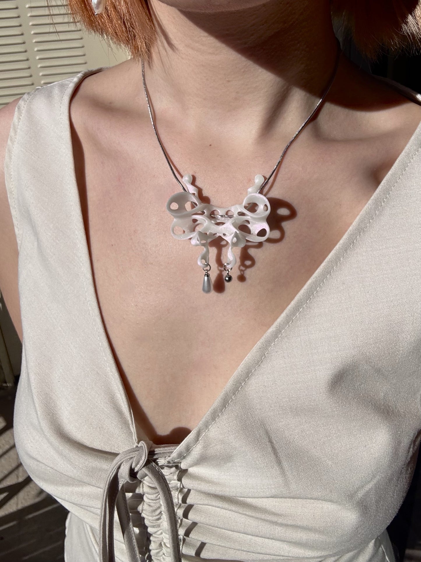Spotted Butterfly Necklace