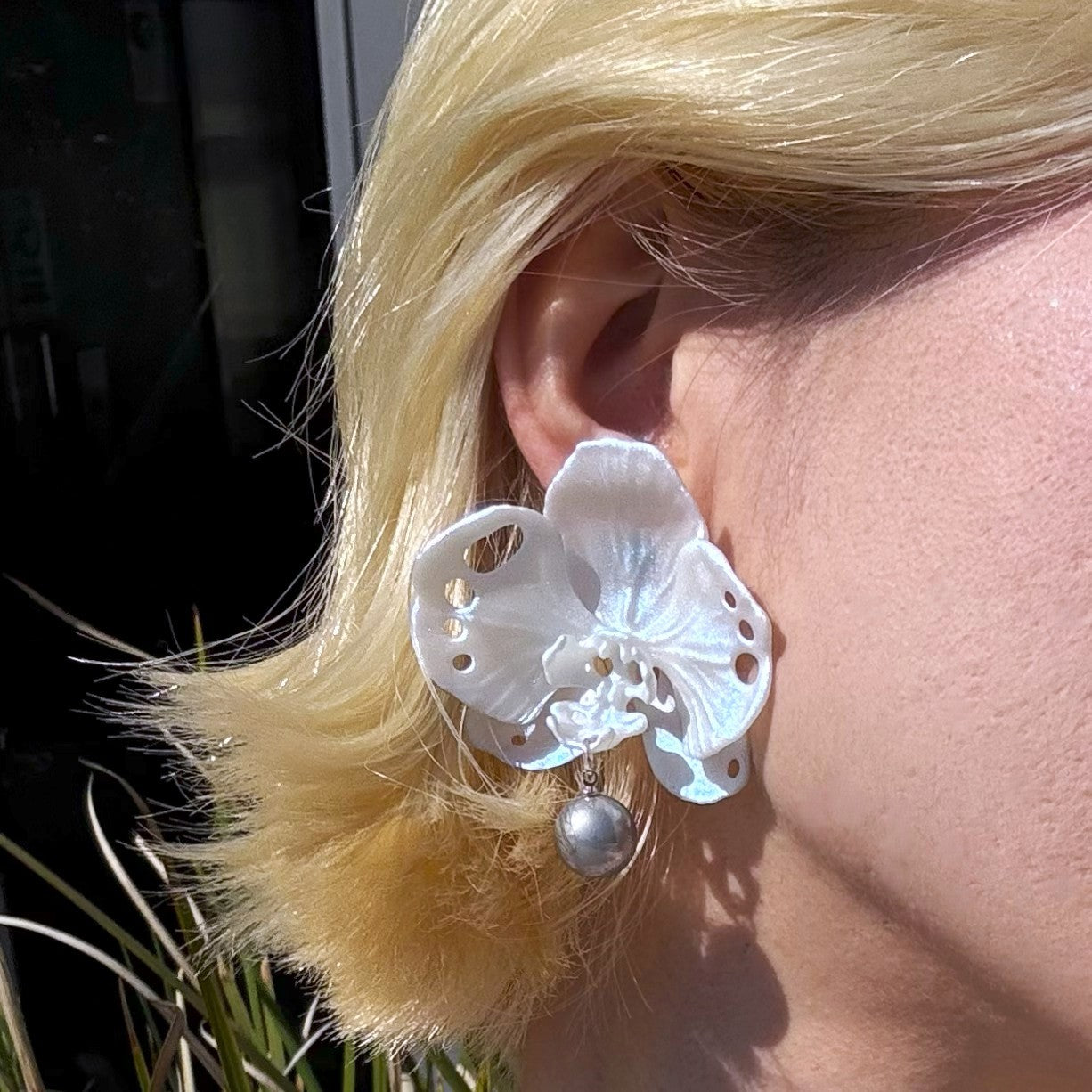 Butterfly Orchid Earrings