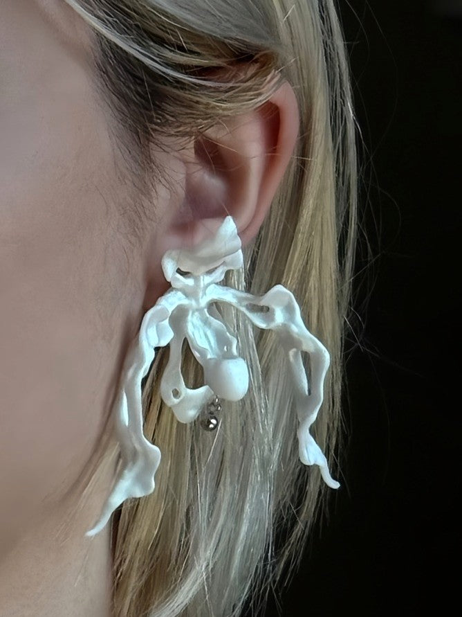 Lady’s Slipper Orchid Earrings