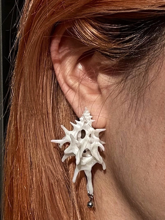 Bone Shell Earrings