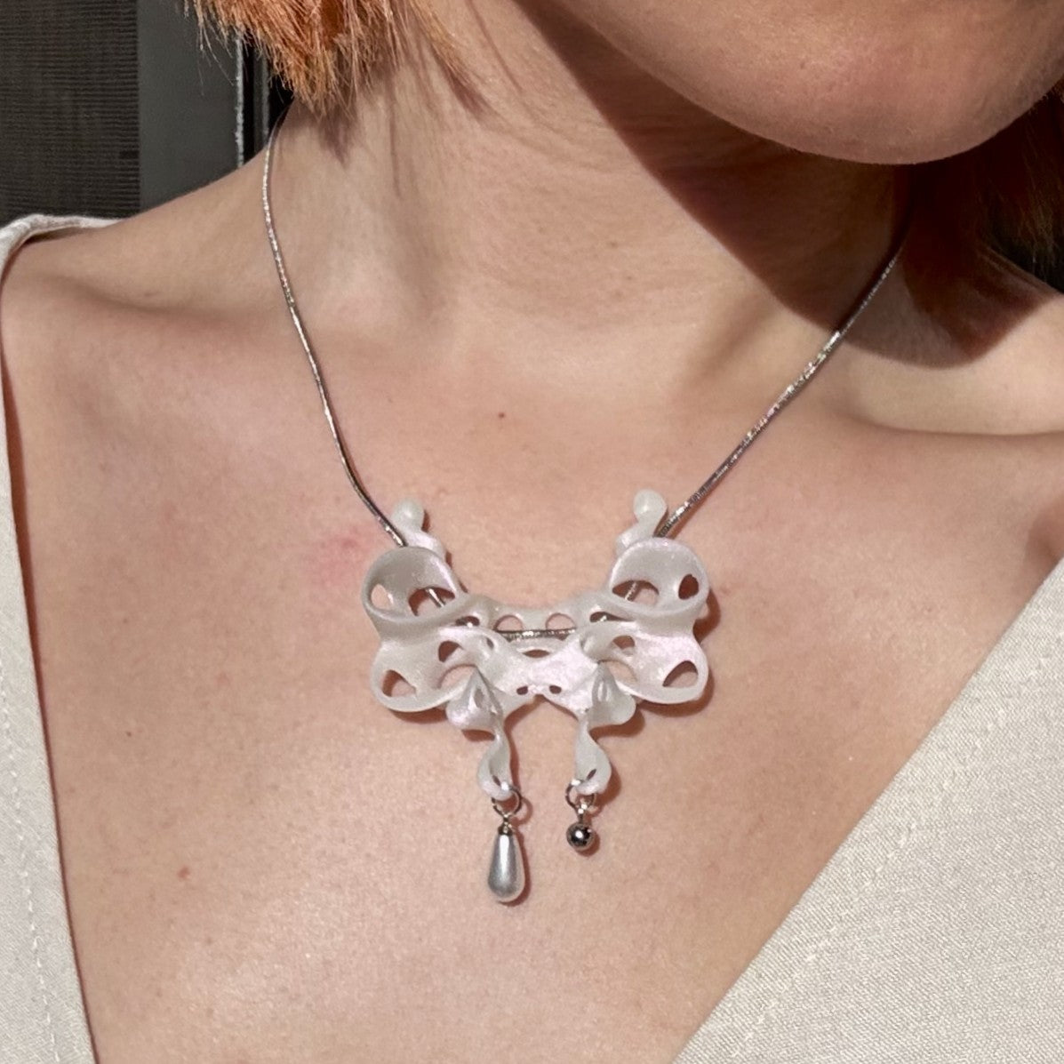 Spotted Butterfly Necklace