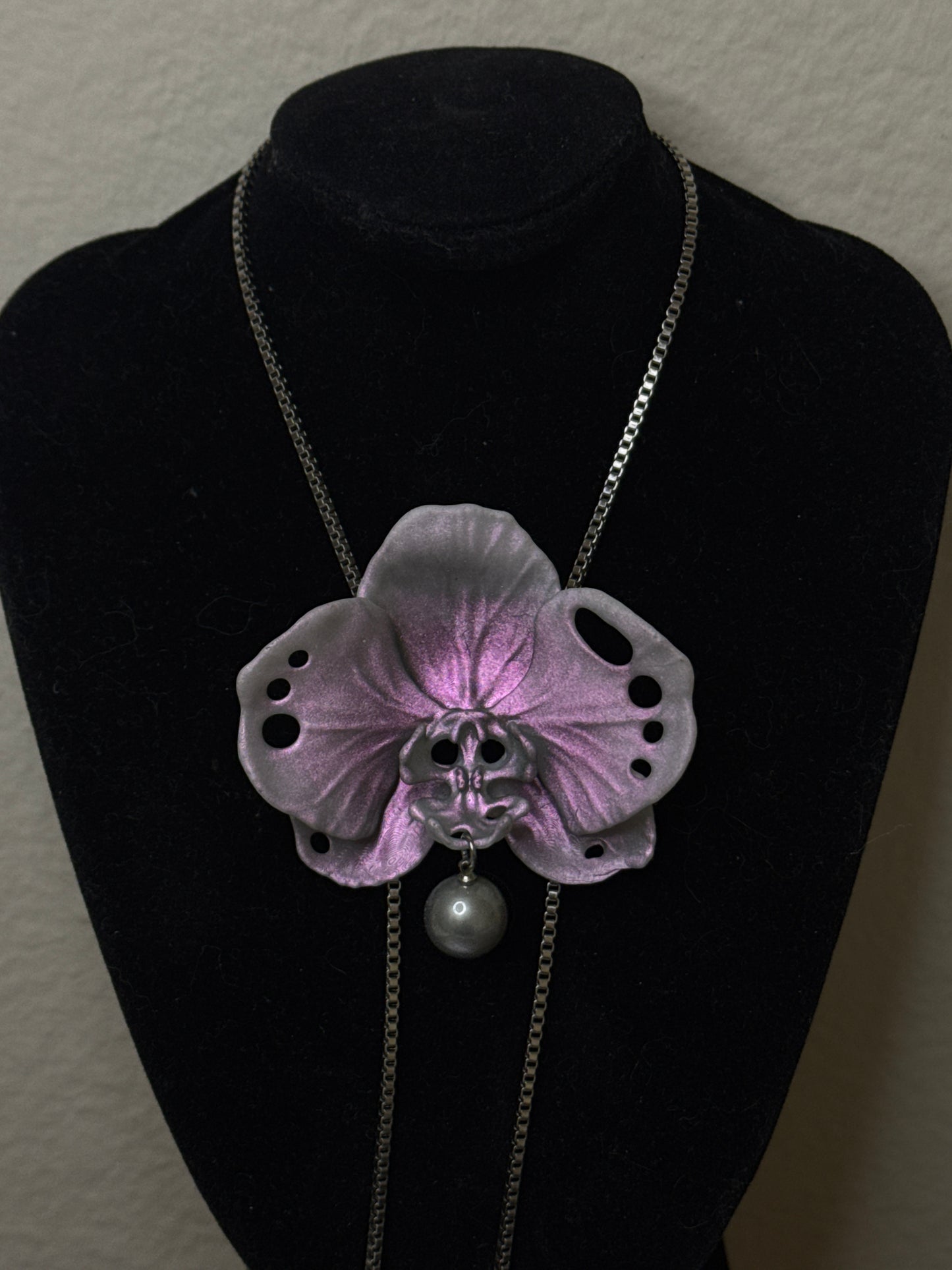 Butterfly Orchid Necklace