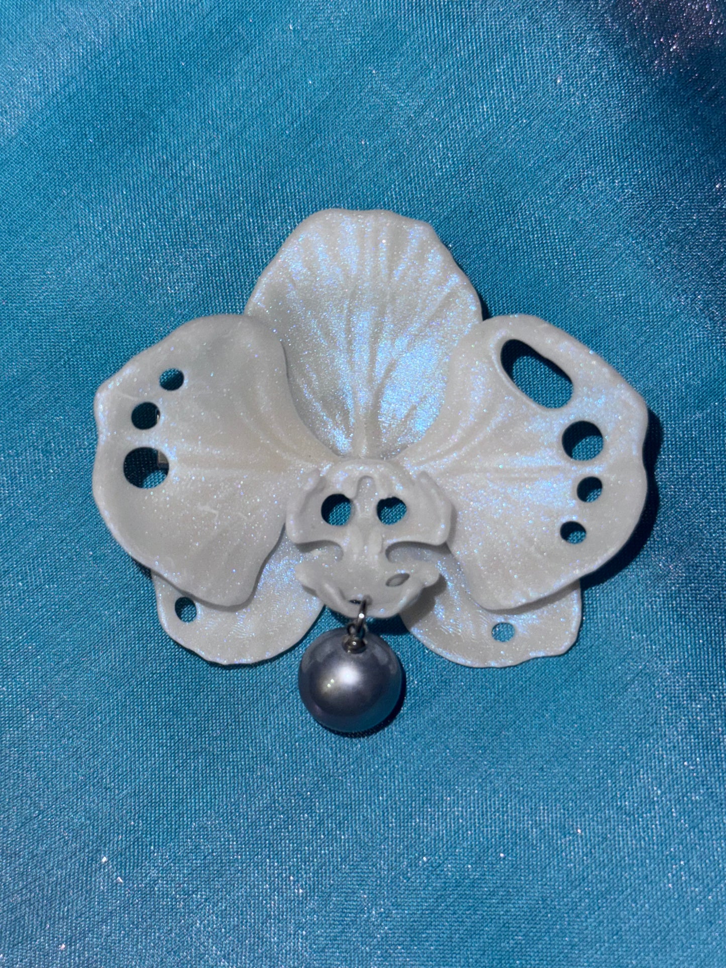 Butterfly Orchid Hairclip
