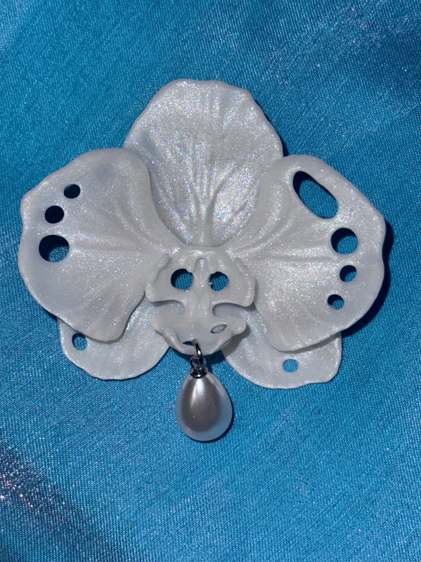 Butterfly Orchid Hairclip