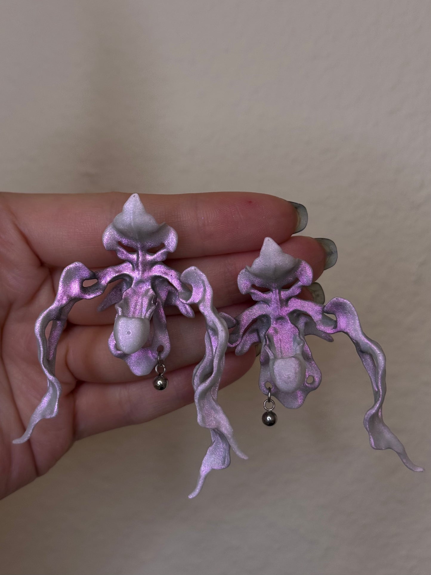 Lady’s Slipper Orchid Earrings