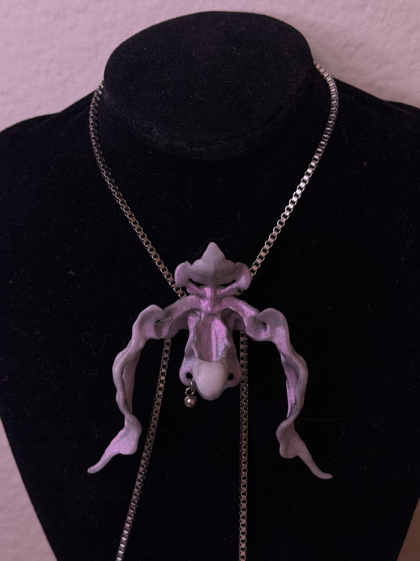 Lady’s Slipper Orchid Necklace