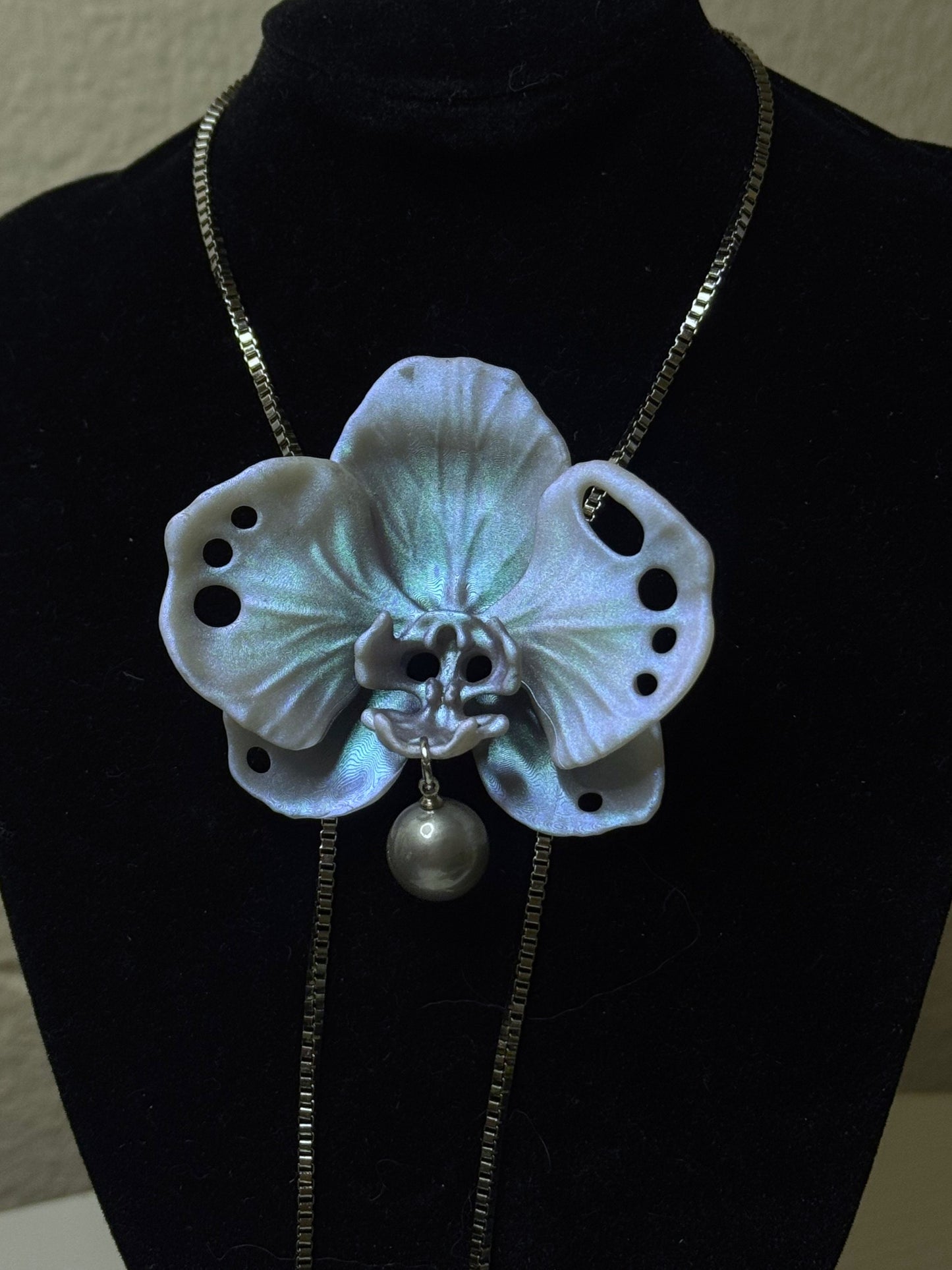 Butterfly Orchid Necklace
