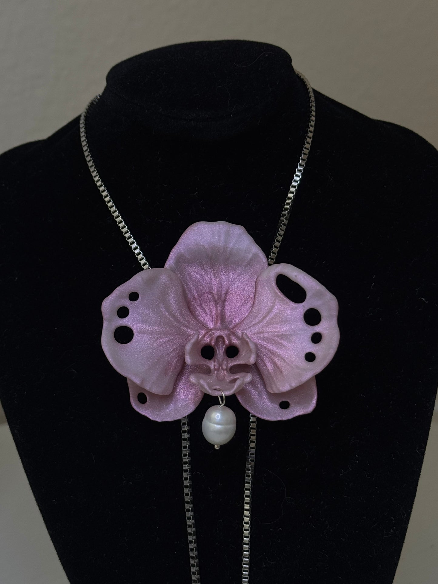 Butterfly Orchid Necklace