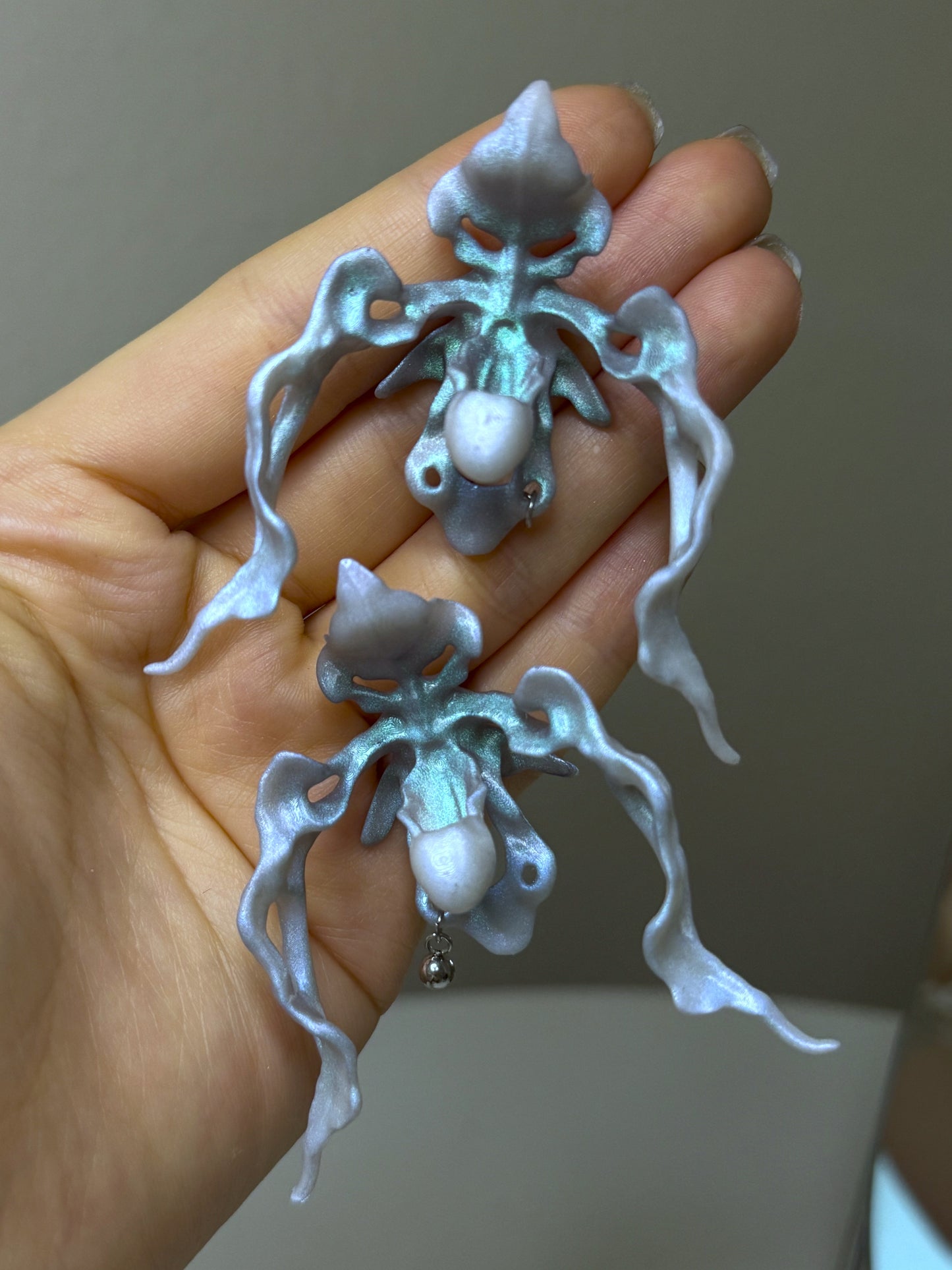 Lady’s Slipper Orchid Earrings