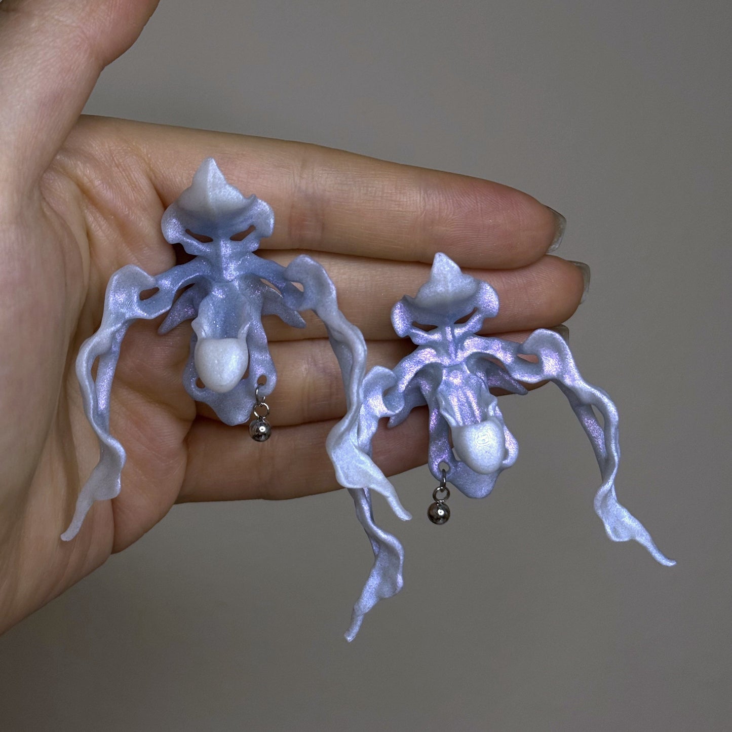Lady’s Slipper Orchid Earrings