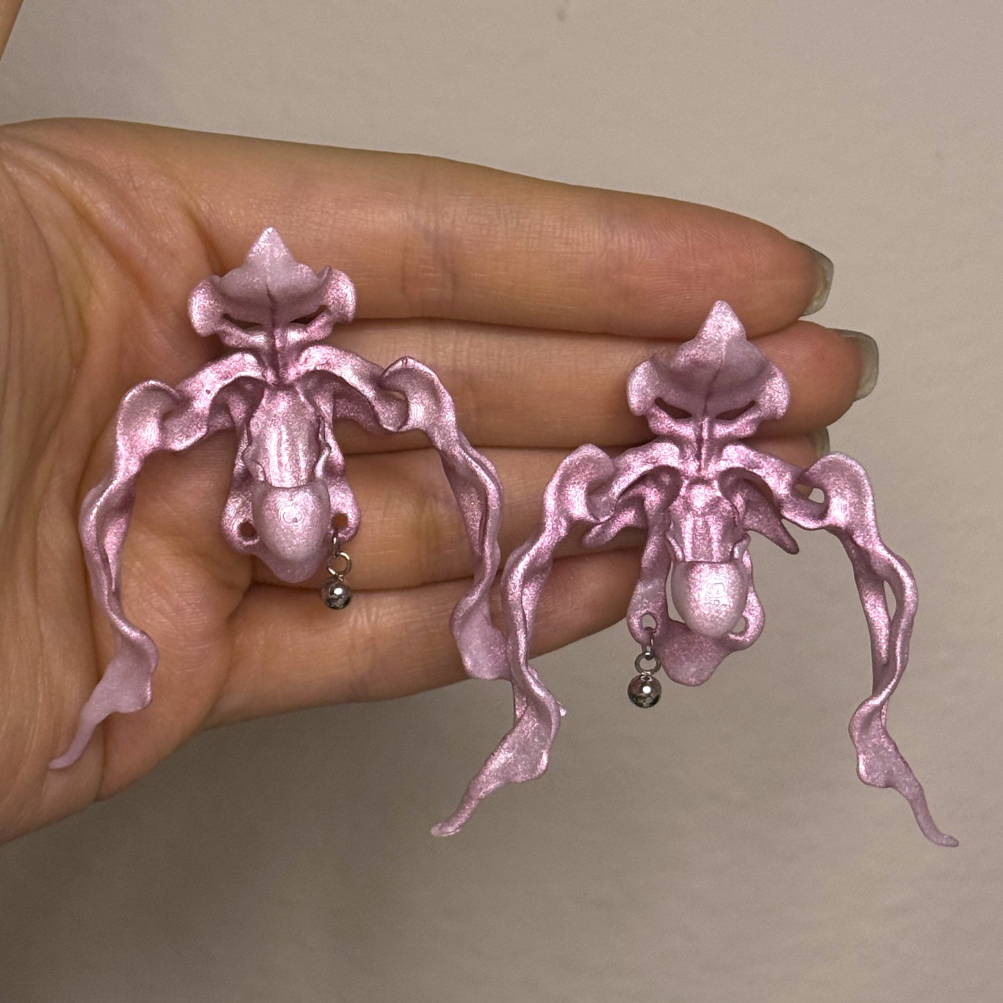 Lady’s Slipper Orchid Earrings