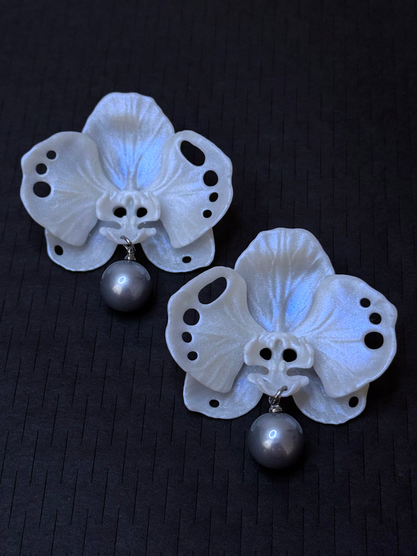 Butterfly Orchid Earrings