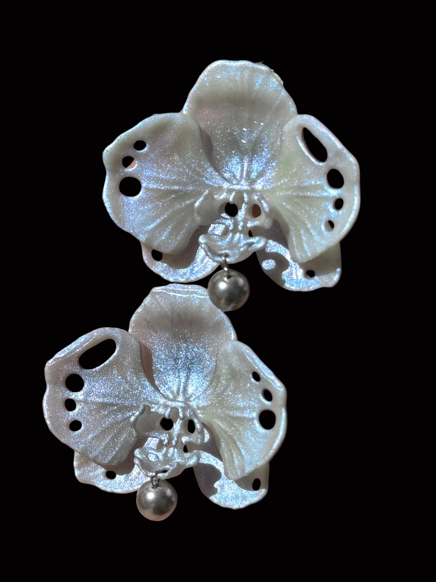 Butterfly Orchid Earrings