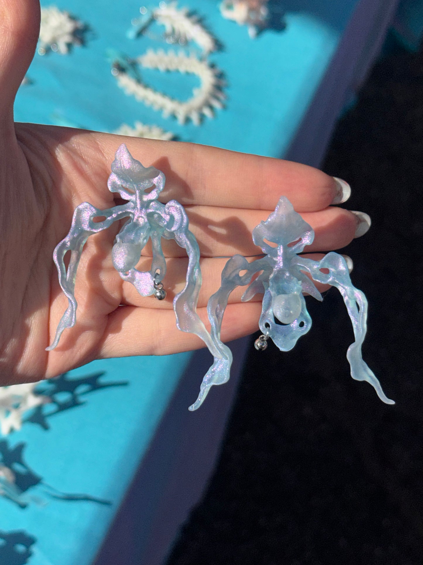 Lady’s Slipper Orchid Earrings