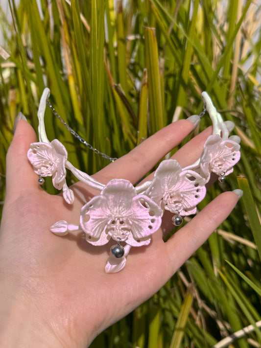 Blooming Orchid Necklace
