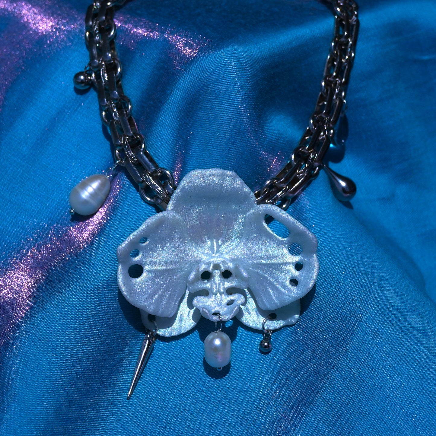 Butterfly Orchid Choker