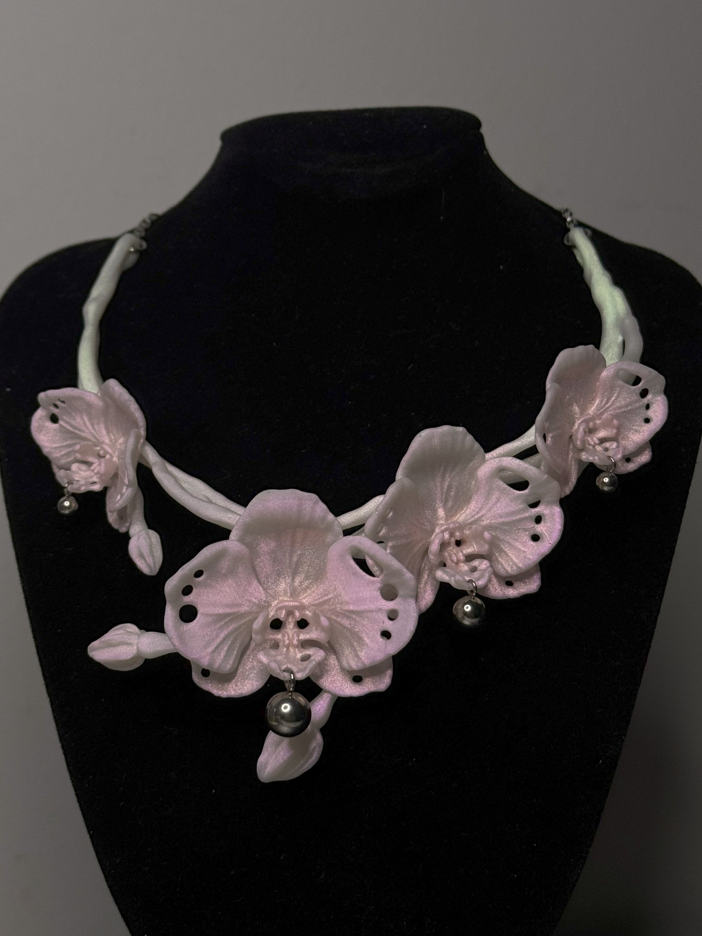 Blooming Orchid Necklace