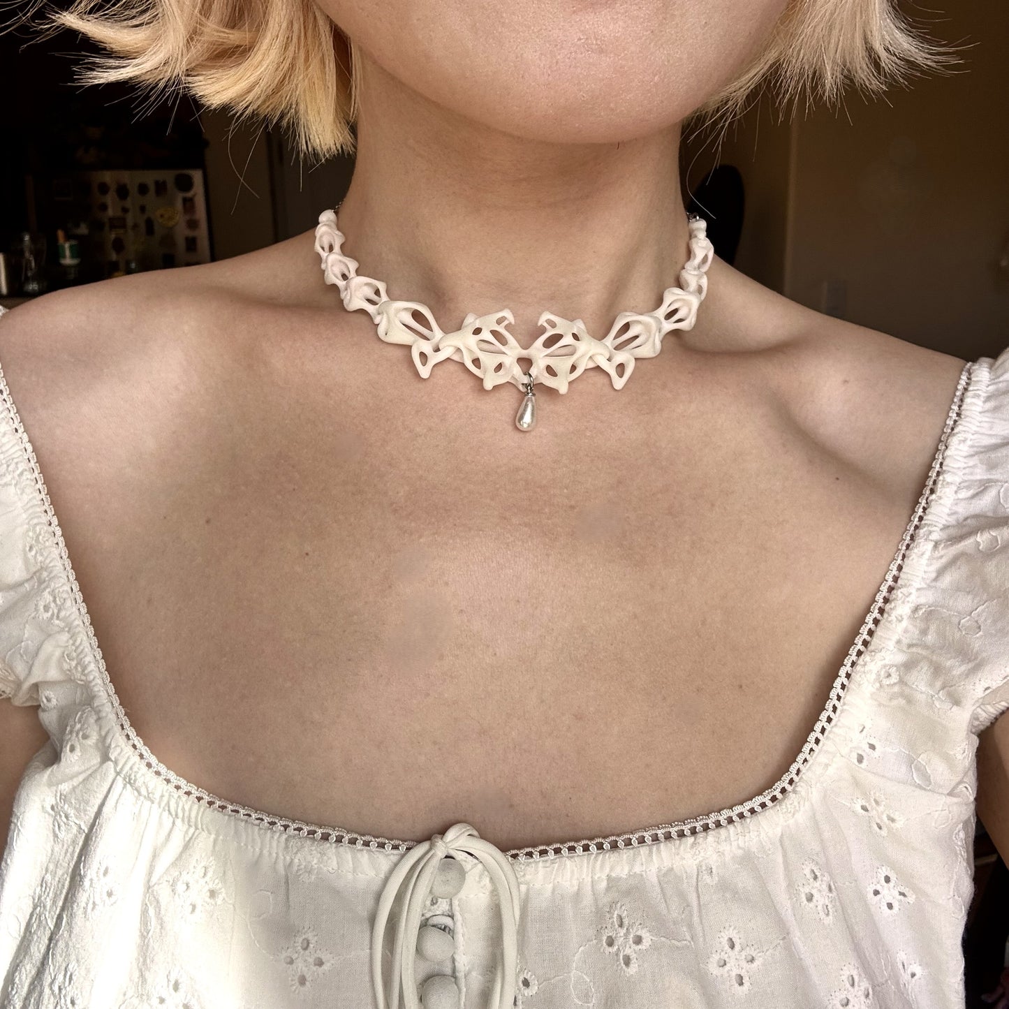 Butterfly Bone Choker